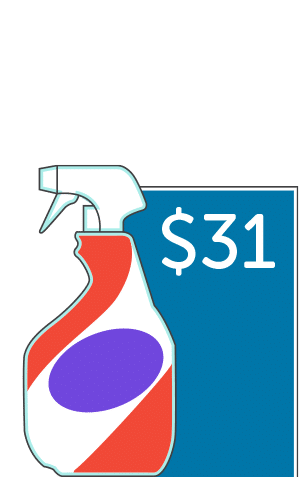 spray bottle of Lysol Disinfectant Spray brand product