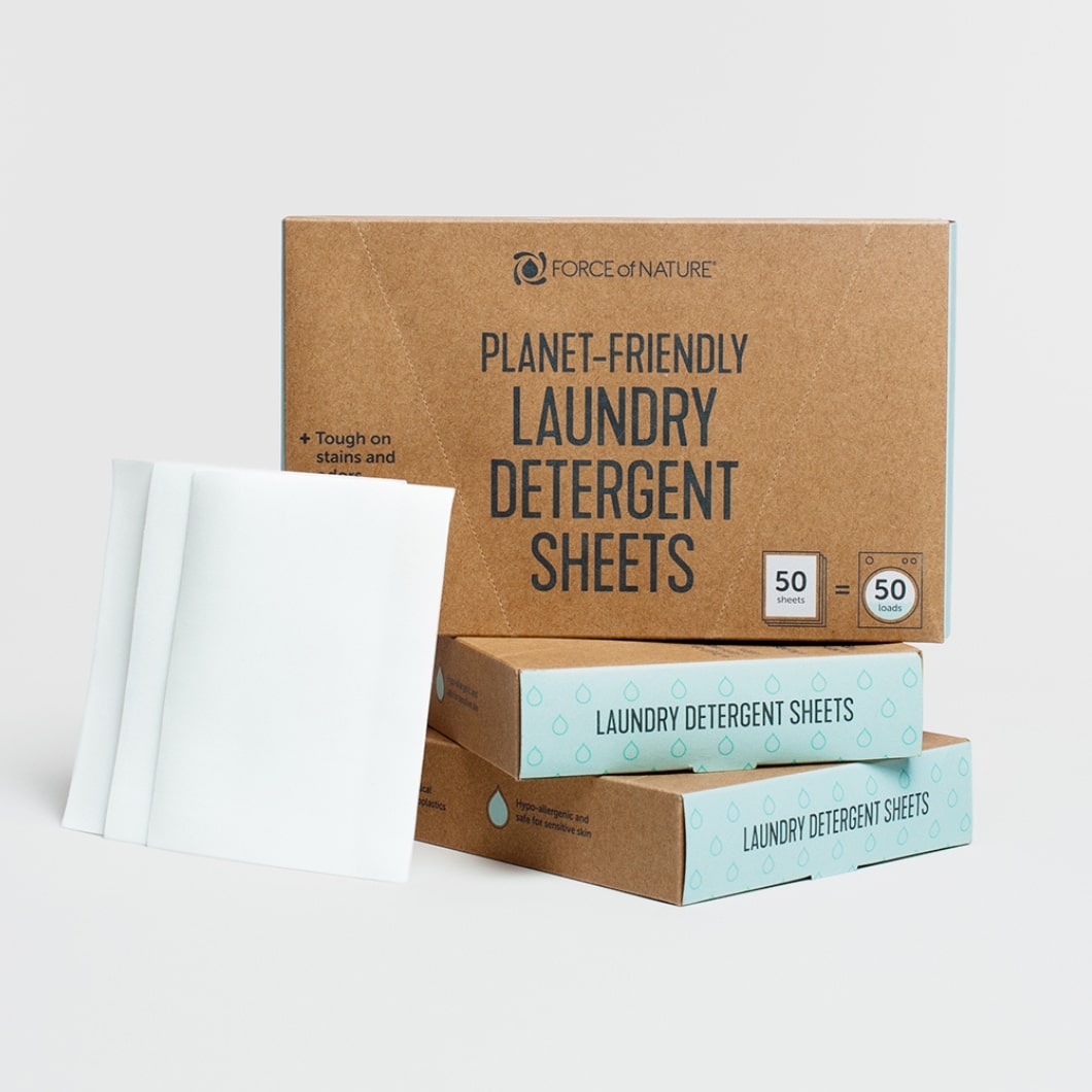 Shop Eco-Friendly, All-Natural Laundry Detergent Sheets
